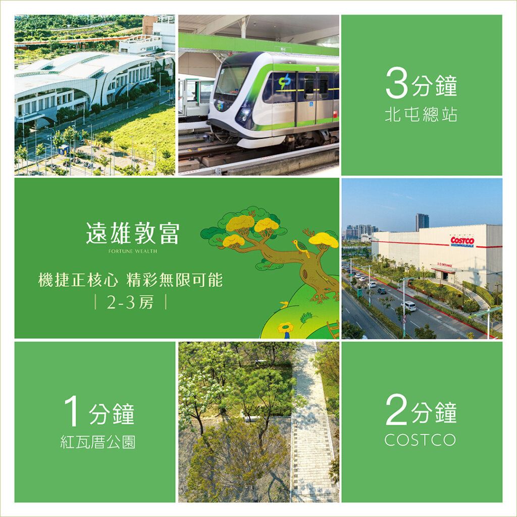 遠雄敦富-周邊距離圖