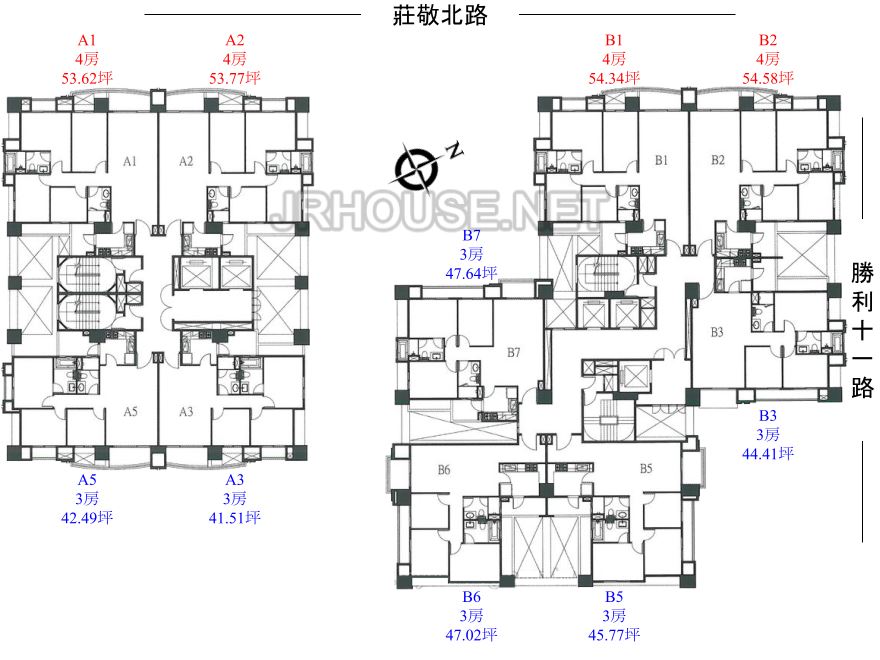 高峰滙-格局平面圖